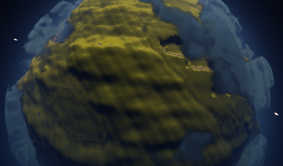 Crisp terrain normals showing ridge detail